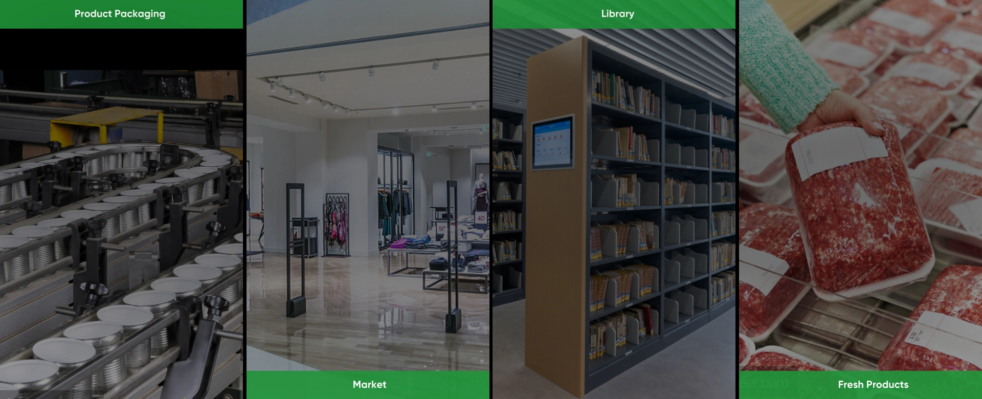 RF EAS 라벨 및 RFID 안테나 응용